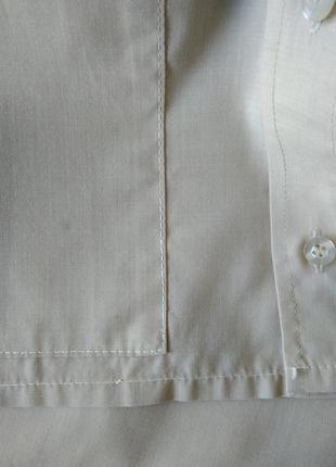 Р 14-16 / 48-50-52 легка бежева блуза кофта форма для медичного працівника бавовна5 фото