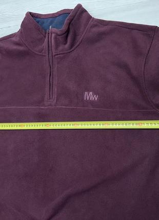 Man’s world новая мужская теплая флисовая кофта толстовка батал олимпийка в виде marks &amp; spencer5 фото