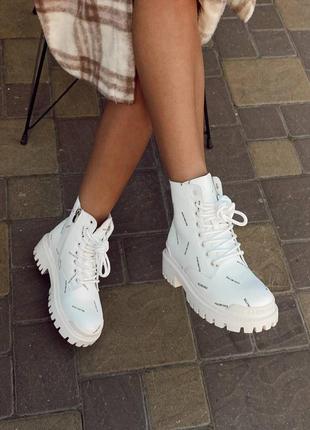 Ботинки balenciaga white женские