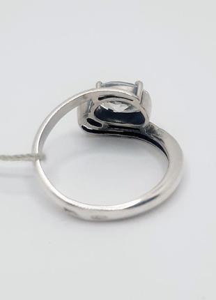 Кольцо серебро 925° 2,44г. 16,5 размер овал (14с270)3 фото