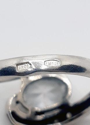 Кольцо серебро 925° 2,44г. 16,5 размер овал (14с270)4 фото
