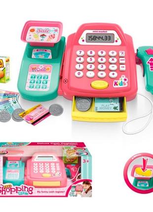 Касовий апарат іграшковий калькулятор, сканер, ваги, купюри sk72b1 фото