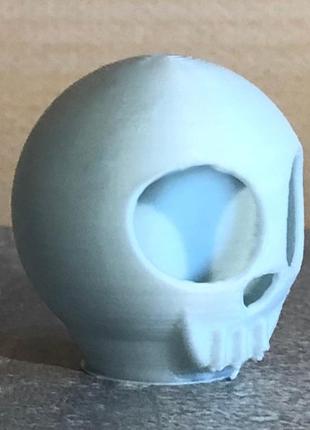 Сяючий в темряві (фосфорисцентний бузковий колір) череп прибульця (12010080199)5 фото