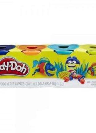 Набор для творчества play-doh пластилин из 4 баночек (b5517)