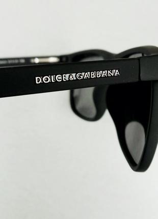 Dolce & gabbana очки мужские солнцезащитные черные поляризированые7 фото
