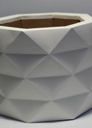Біла коробка m (22х18 см) для створення розкішних мильних композицій