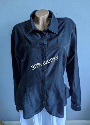 Блуза від кутюр із шовку та тонкої бавовни, франція.