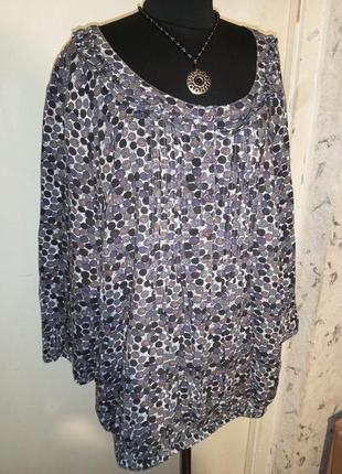 Натуральная,женственная блузка в розочки,бохо,большого размера,индия,debenhams2 фото