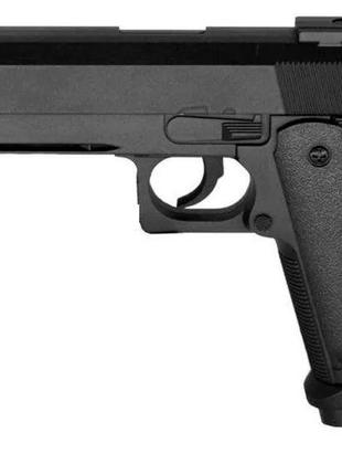 G13+ страйкбольний пістолет galaxy colt m1911 classic з кульками та кобурою. дитячий чорний пістолет із кульками