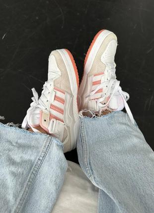 Кроссовки adidas forum “coral pink”4 фото