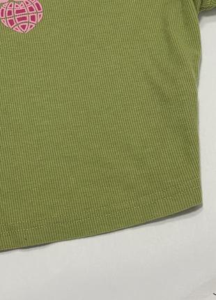 Короткий топ светло-зеленого цвета женский shein в новом состоянии7 фото
