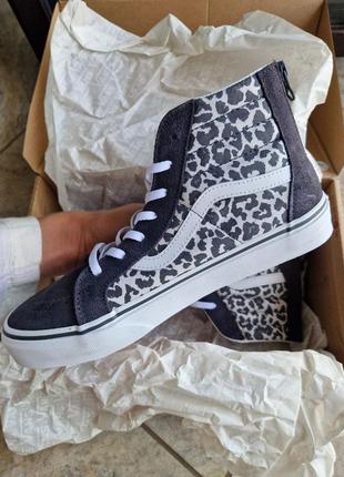 Кеды vans sk8-hi zip, оригинал, размер 38 (24см)1 фото