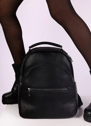 Рюкзак женский черный код 7-9019