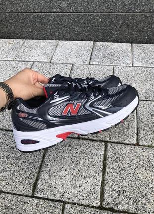 Мужские кроссовки new balance 530 navy grey white red / smb