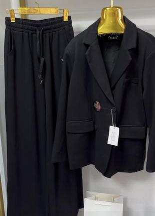 Костюм в стиле maison margiela черный