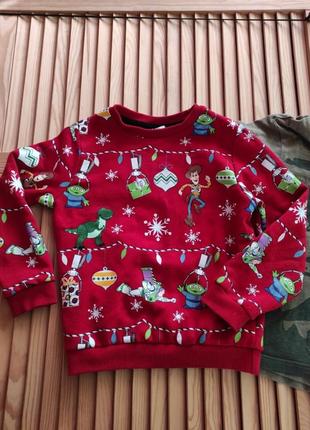 Крутий світшот,дитячий веселий світшот ,кофта на флісі disney