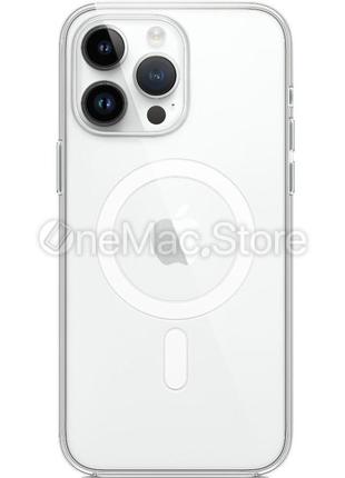 Прозрачный чехол apple clear case с magesafe для iphone 14 pro