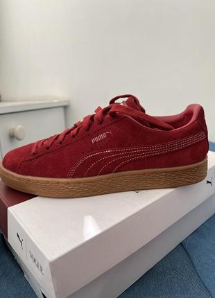 Новые замшевые кеды puma x vogue
