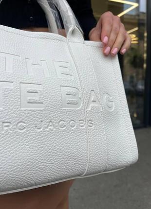 Женская сумка marc jacobs tote mj марк джейкобс большая сумка шопер на плечо сумка из экокожи3 фото