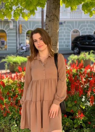 Платье свободного кроя