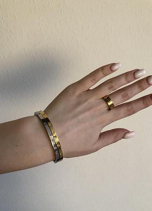 Браслети та колечко в стилі картье