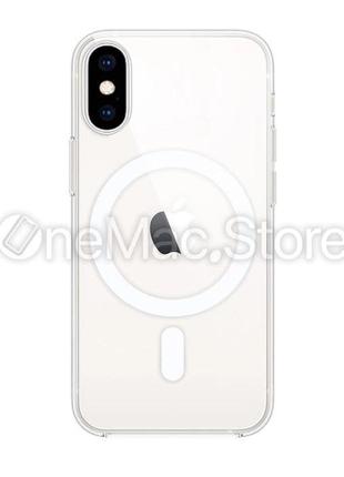 Прозорий чохол apple clear case з magesafe для iphone xs