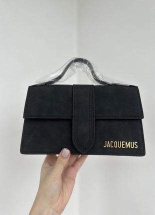 Сумка в стиле jacquemus нубук4 фото