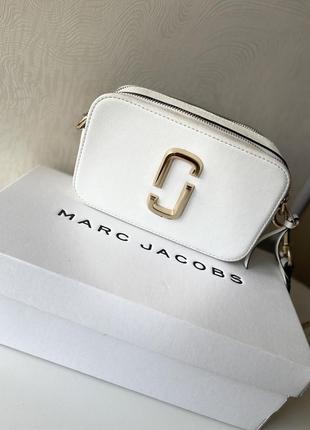 Жіноча біла сумка marc jacobs