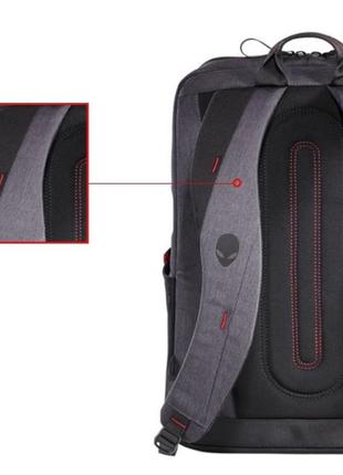 Рюкзак міський alienware m15 дорожній вологозахищений 27 л колір чорний2 фото