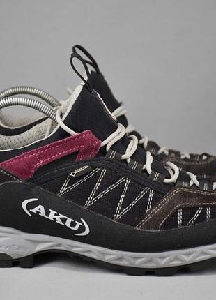 Aku tengu low gtx gore-tex vibram кросівки трекінгові непромокаючі. румунія. оригінал. 40 р/25.5 см