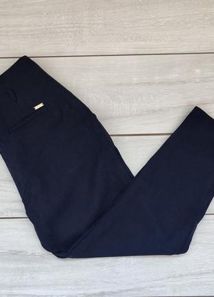 Качественные женские льняные брюки с карманами per una premium m&s s р6 фото