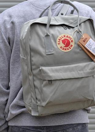 Рюкзак fjallraven kanken classic серый купить фьялравен канкен5 фото