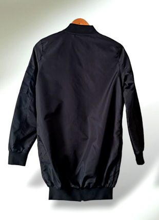 Удлиненная курточка бомбер4 фото