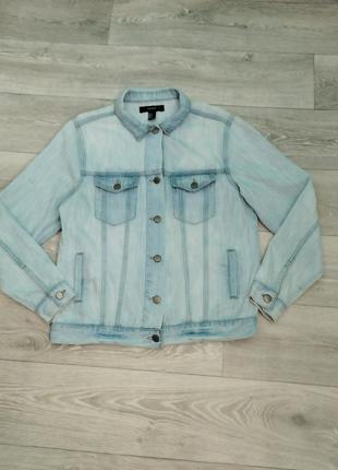 Джинсовая куртка жакет forever 21