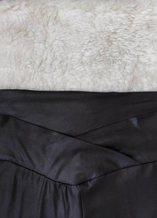 Черные кожаные лосины легинсы кожзам с пуш-ап пуш ап на попе высокая талия посадка 🥰5 фото