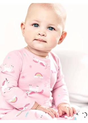 Carters хлопковый человечек / слип carters 9 мес2 фото