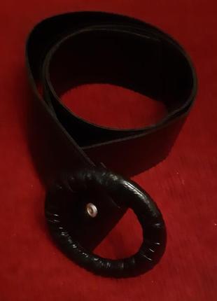 Ремень из искусственной лаковой кожи