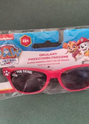 Детские солнцезащитные очки щенячий патруль, paw patrol р.4+ disney