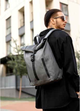 Чоловічий рюкзак ролл sambag rolltop lzt графітовий