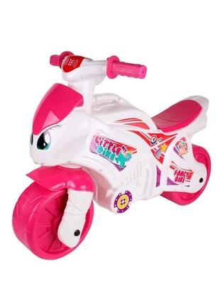 Каталка-толакар мотоцикл 7204 цвет розовый technok toys