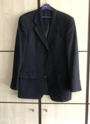 Піджак чорний вовняний