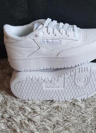 Оригинал. reebok club c double gw0854 нат.кожа р.6,5usa(23,5см).7 фото