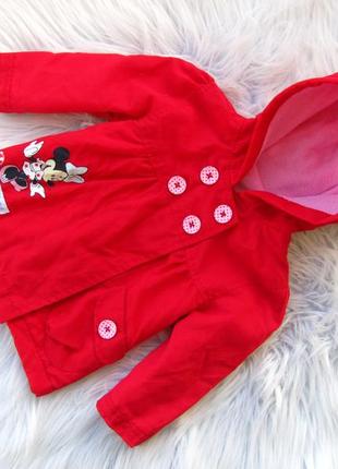 Стильная куртка с капюшоном george disney minnie mouse