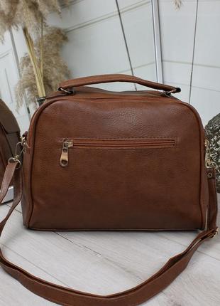 Женская сумка в классическом деловом стиле на 2 отделения2 фото