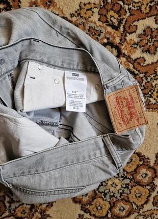 Брендовые фирменные джинсы levi's 514,оригинал, размер 32/34.8 фото