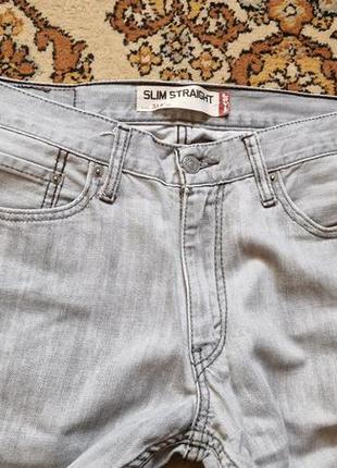 Брендовые фирменные джинсы levi's 514,оригинал, размер 32/34.5 фото