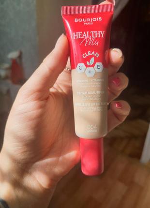 Увлажняющий тональный флюид bourjois healthy mix