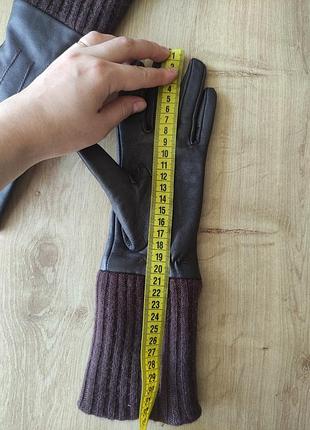 Шикарные женские кожаные перчатки pearlwood германия. . размер s.