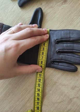 Шикарные женские кожаные перчатки pearlwood германия. . размер s.