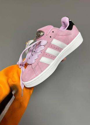 Кроссовки adidas campus light pink / white premium4 фото